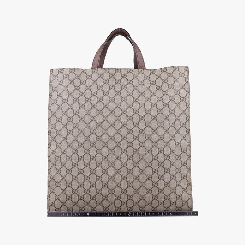 Guccigg Supreme Courier Beige And Multicolor PVC Coated Canvas 474084d024705947
