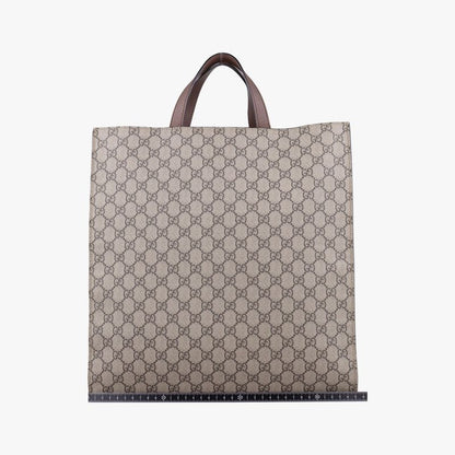 Guccigg Supreme Courier Beige And Multicolor PVC Coated Canvas 474084d024705947