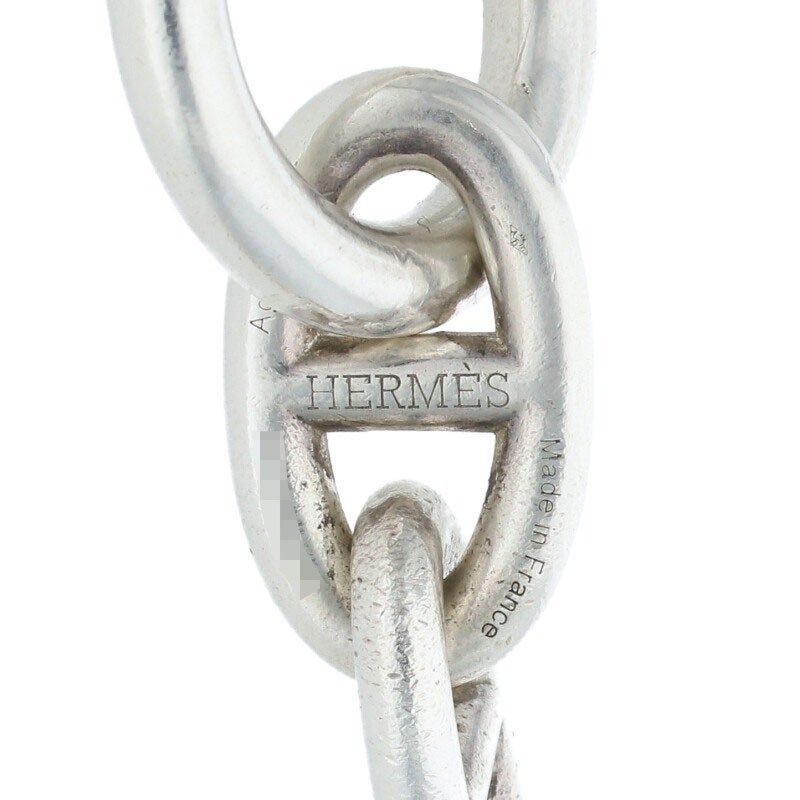 Hermes Chaine D'ancre TGM Chaine D'ancre TGM Silver Bracelet Men's 12link