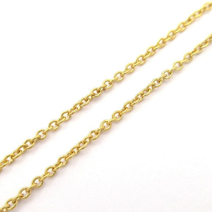 Tiffany & Co Necklace Open Teardrop 18K Yellow Gold