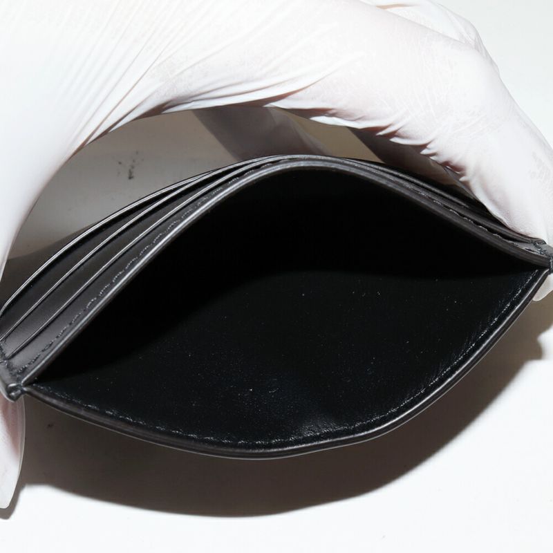 Cartier Card Case Passcase C De Cartier Simple Card Holder Calfskin Black