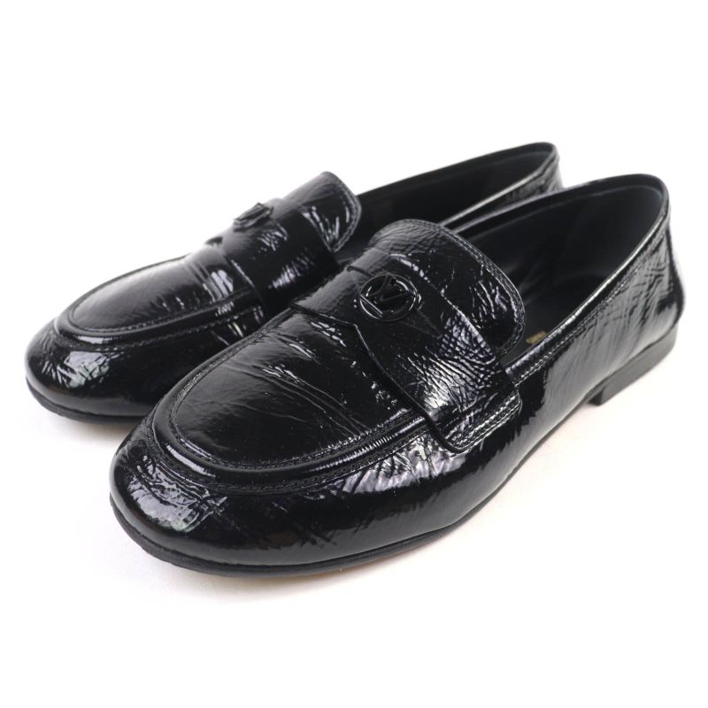 Louis Vuitton 24SS 1acyyl Soho Line Lvhardware Attached Leather Loafers Black