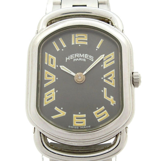 Hermes Watch Rari SS Gray