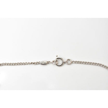 Chanel Coco Mark CC Rhinestone Silver White — view 5