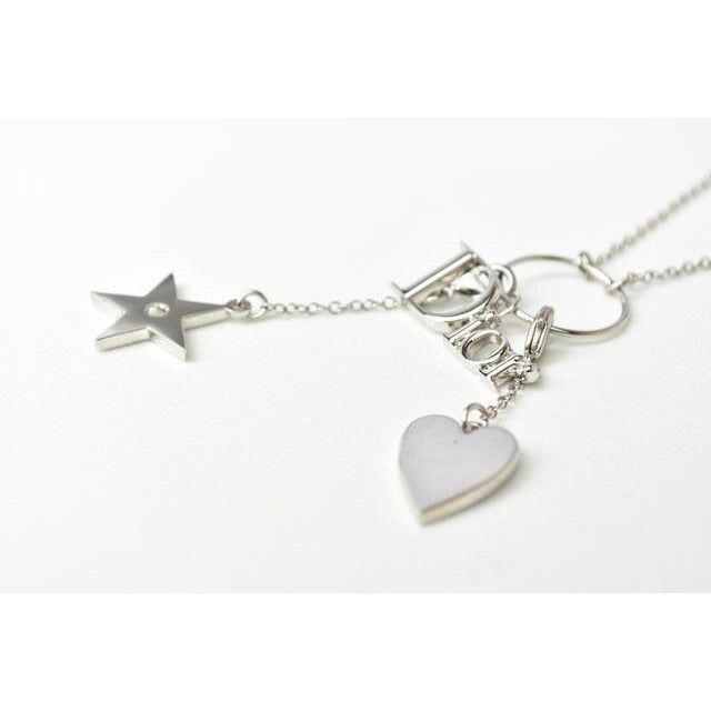 Christian Dior Necklace Vintage Logo Star Heart — view 3