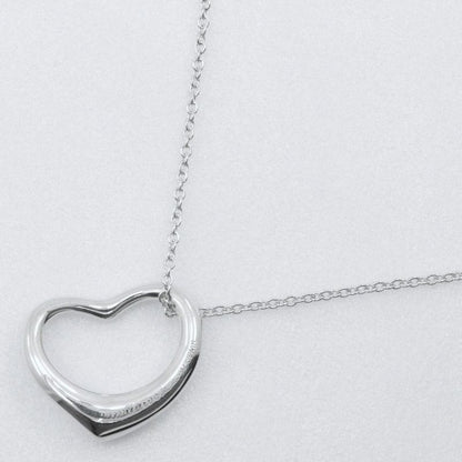 Tiffany & Co Open Heart Elsa Peretti 925 Silver Ladies 9.1g Necklace