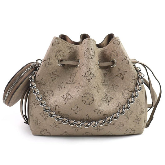 Louis Vuitton M57201 Bella Mahinaleather With Pouch Drawstring Chain Shoulder