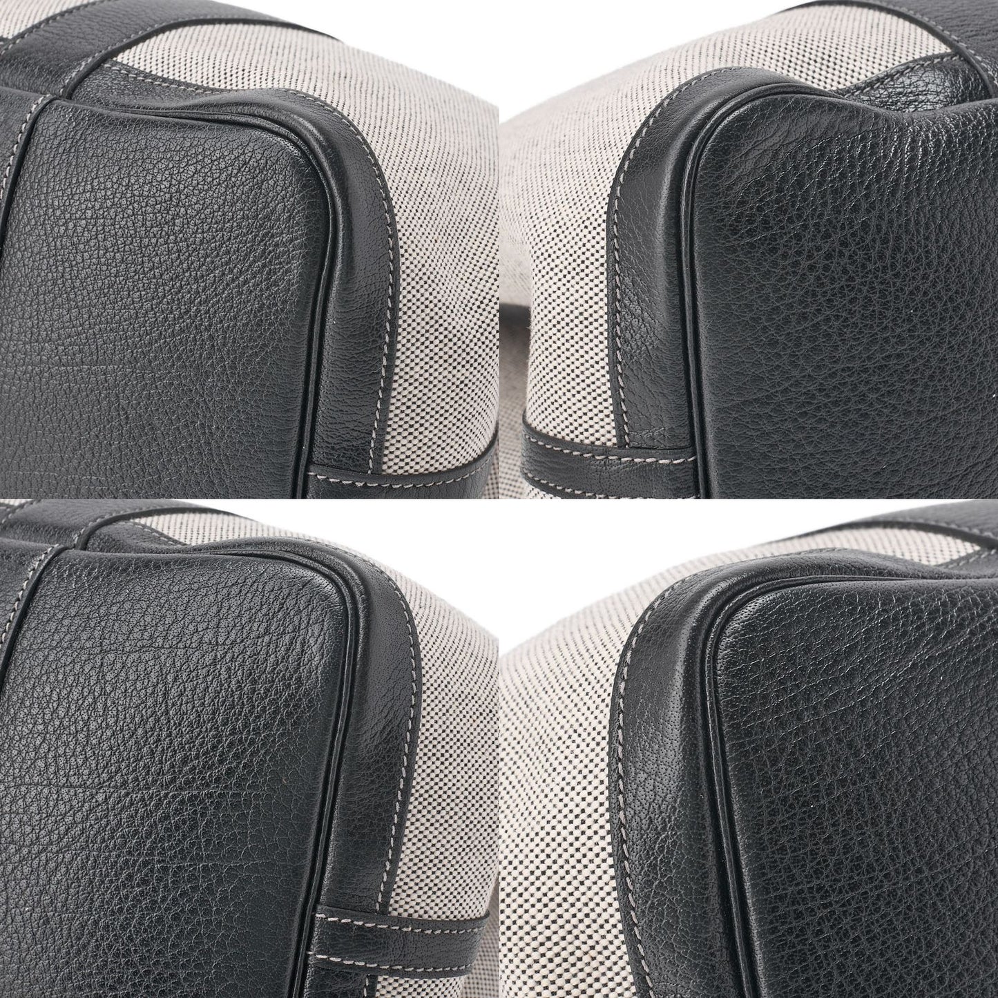 Hermes Garden Party PM Tote Bag Tote Negonda X Canvas Gray (silver Hardware)