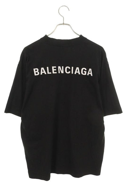 Balenciaga 764235 Tpvk1 Medium Fit Logo Embroidered T-shirt Men's S
