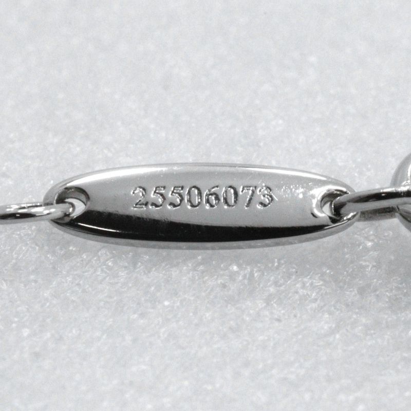 Tiffany & Co By-the-yard 1P Diamond Elsa Peretti Pt950platinum X Diamond Ladies