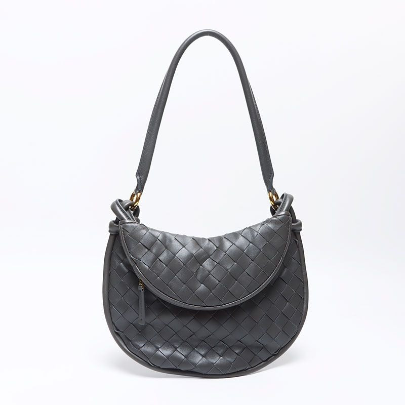 Bottega Veneta Shoulder Bag Intrecciato Gemelli Leather