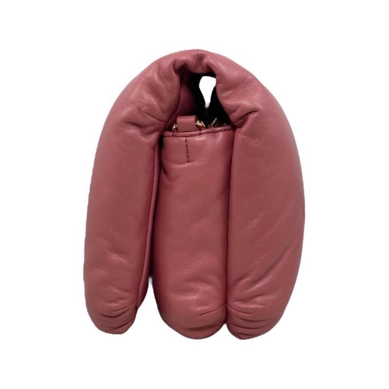 Loewe Shoulder Bag Puffergoya Bag Ap40p41x01 Lambskin Anagram Plum Rose Pink