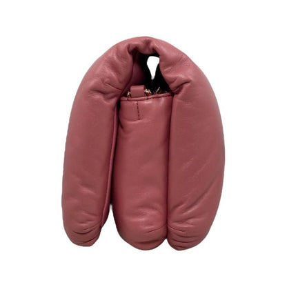 Loewe Shoulder Bag Puffergoya Bag Ap40p41x01 Lambskin Anagram Plum Rose Pink