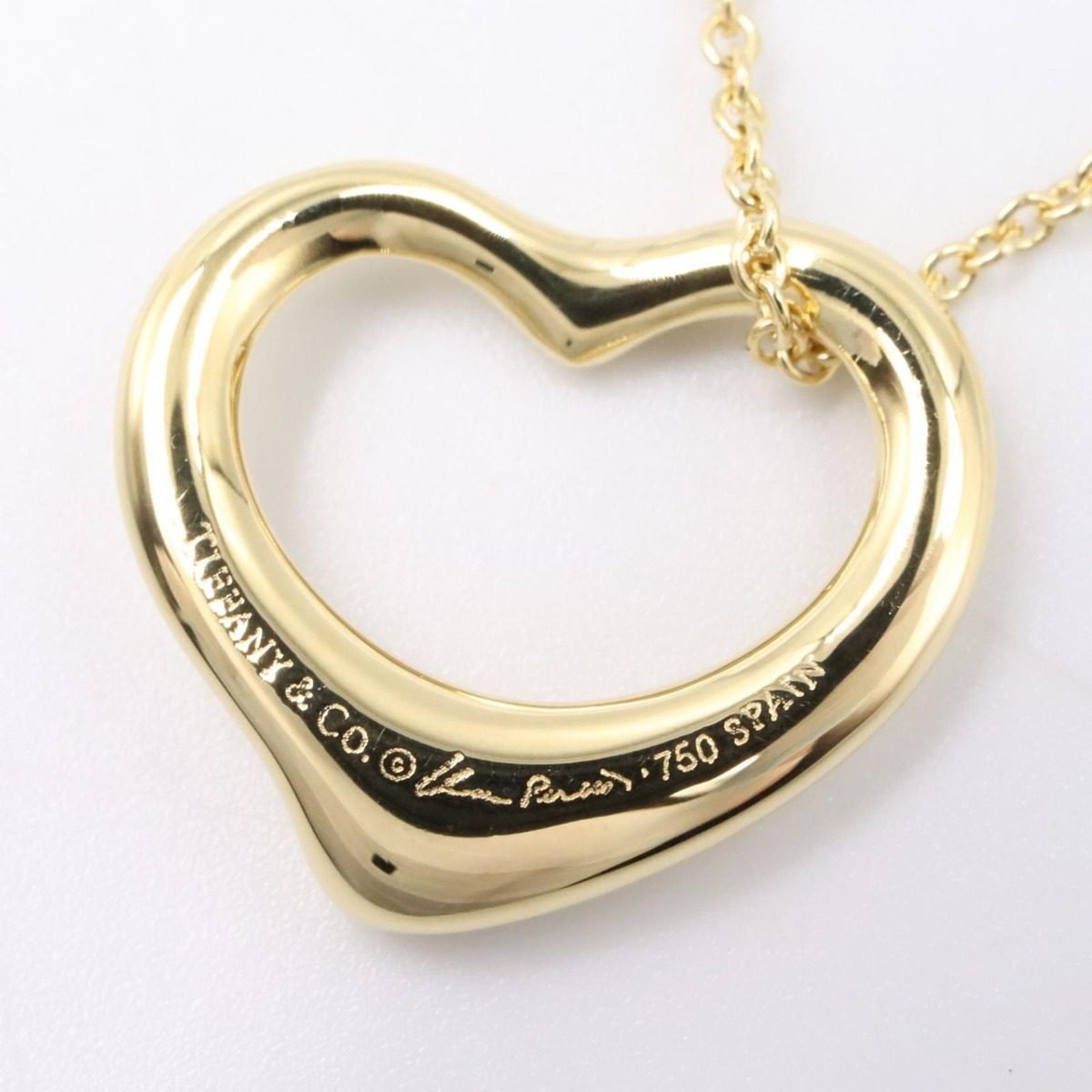 Tiffany & Co Necklace Open Heart 40.5 cm 18k — view 3