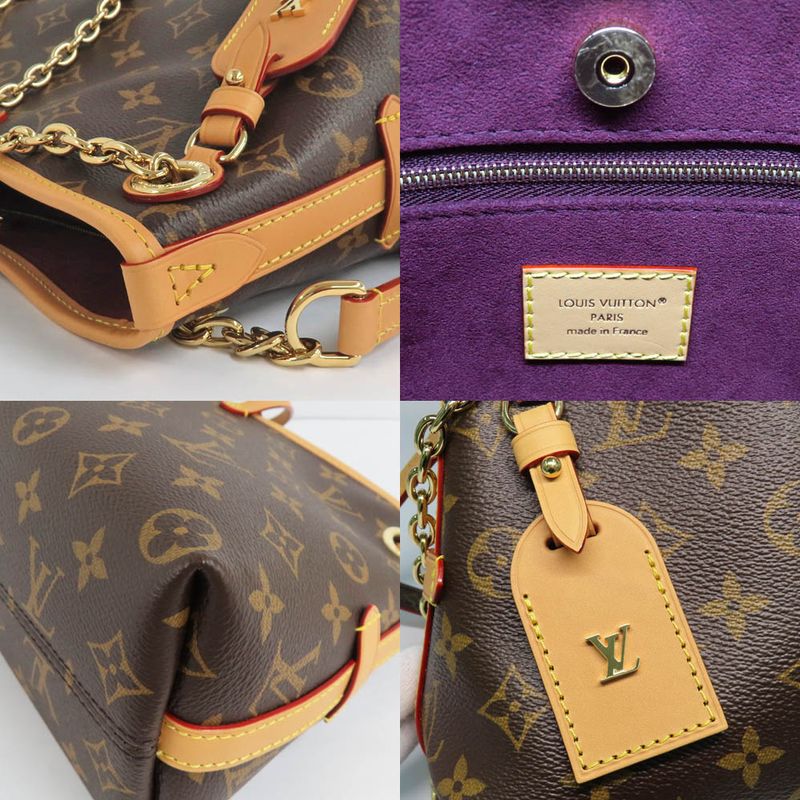 Louis Vuitton Carryall BB M13014 Monogram Shoulder Bag Brown Gdhardware
