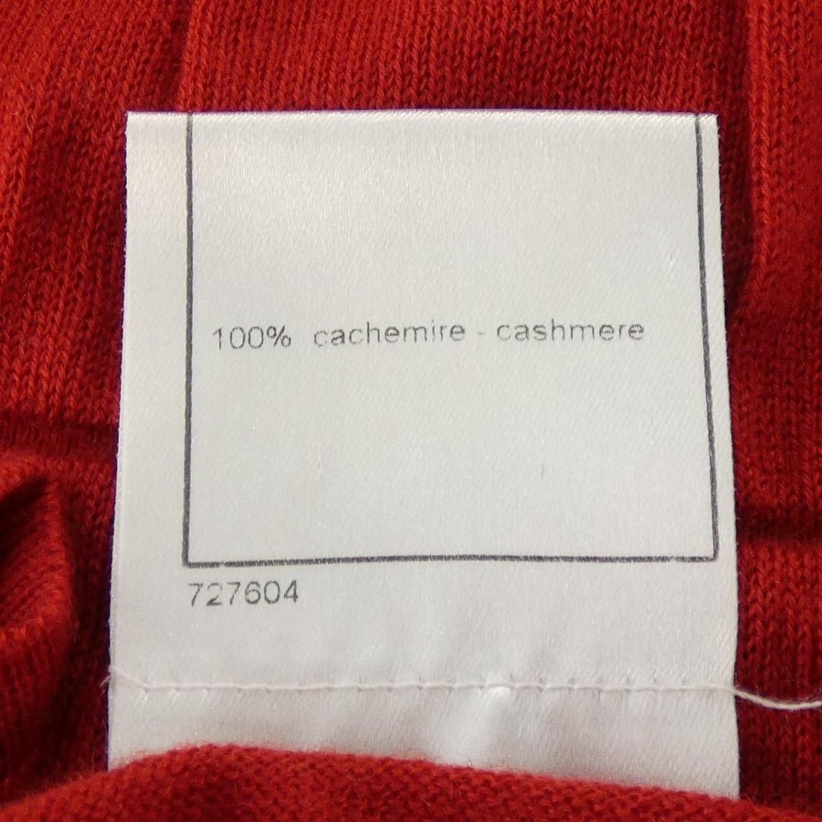 Chanel Vintage Knit Top Red — view 3