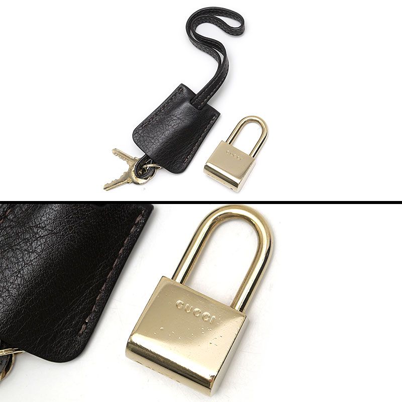 Gucci Boston Bag 206500 Guccissima Brown Travel Large Capacity