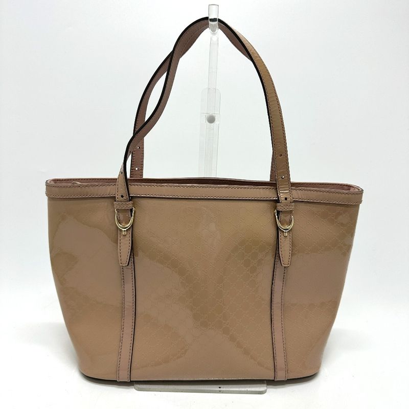 Gucci Tote Bag Micro GG 336776 Enamel Beige