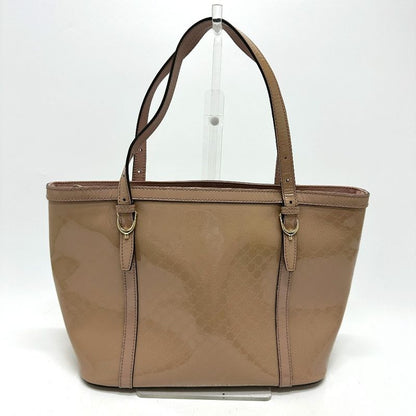 Gucci Tote Bag Micro GG 336776 Enamel Beige