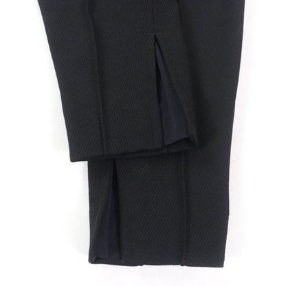 Prada 2023 P235h Virgin Wool Bottoms Pants Black 36 Ladies