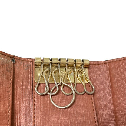 Gucci Key Case Ggearrings 212111 Dark Gray X Black X Multi 6 Hooks