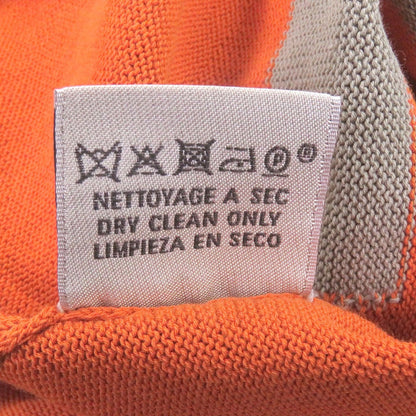 Hermes 100% Cotton Border Pattern Short Sleeve Knit Polo Shirt — view 7