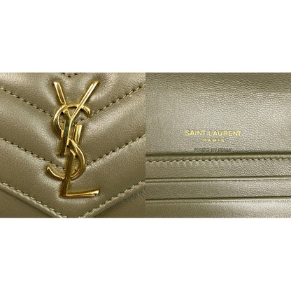 Saint Laurent Monogram YSL Cass Andra Multi Wallet Trifold