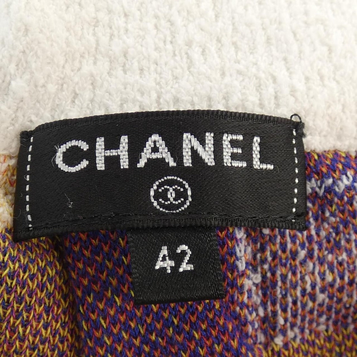 Chanel Skirt White 42 Blue Red — view 5