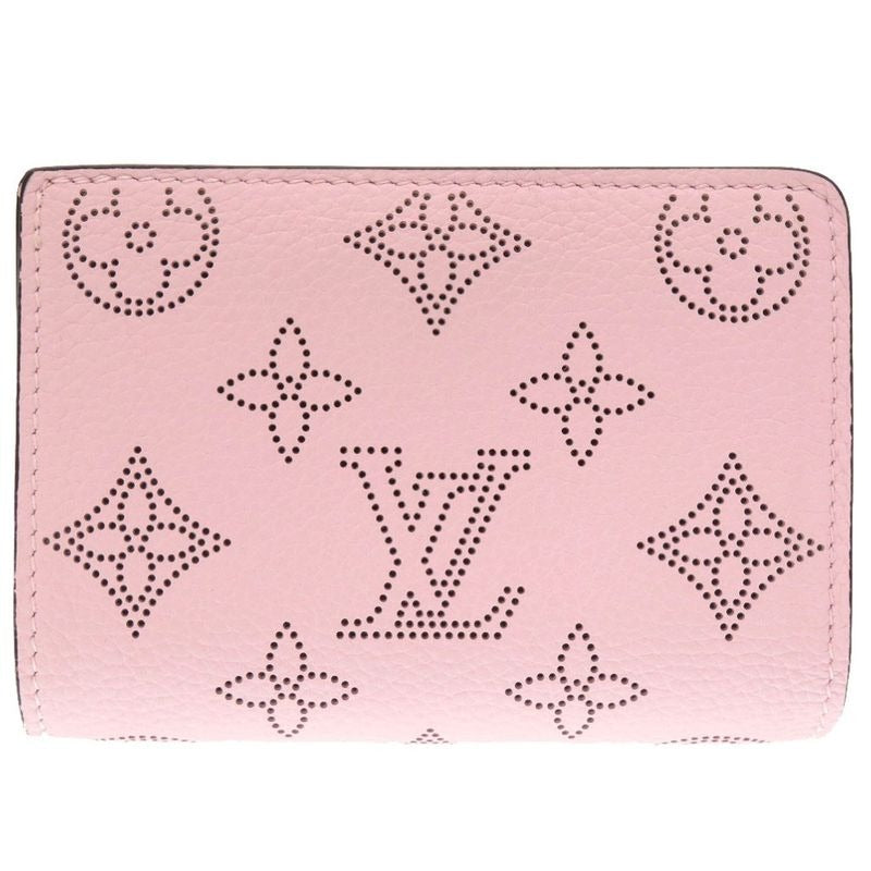 Louis Vuitton Monogram Mahina Portefeuille Cles A Rose Jasmine Bifold