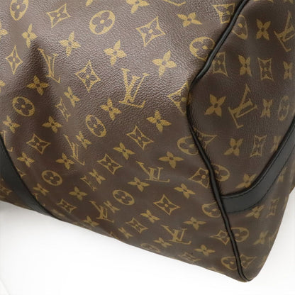 Louis Vuitton Monogram Macassar Keepall Bandoliere 55 Boston Bag Travel Bag