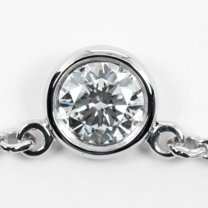 Tiffany & Co By-the-yard 0.19ct Vs1/g/3ex Pt950platinum X Diamond Ladies 2.55g