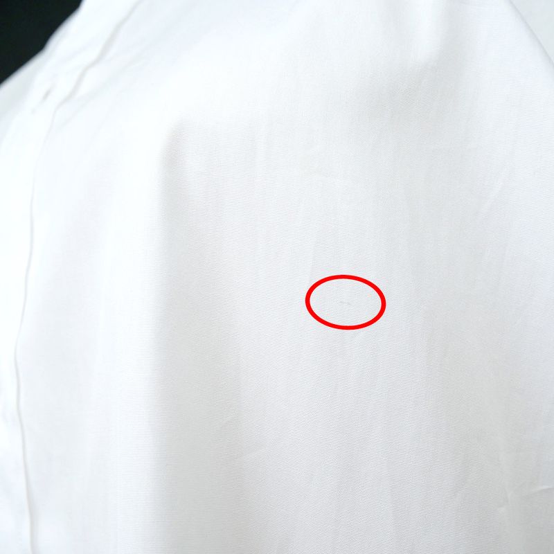 Dior Blouse No Color Bi-white 34 Hachi Logo Embroidery Long Sleeve