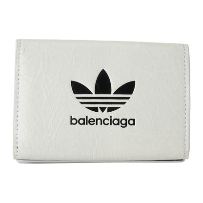Balenciaga Trifold Wallet Adidas White