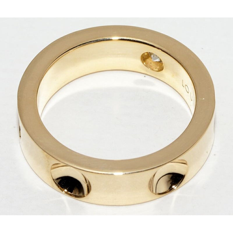 Louis Vuitton 18K Yellow Gold Diamond 1 P Petite Burg Empreinte Ring — view 3