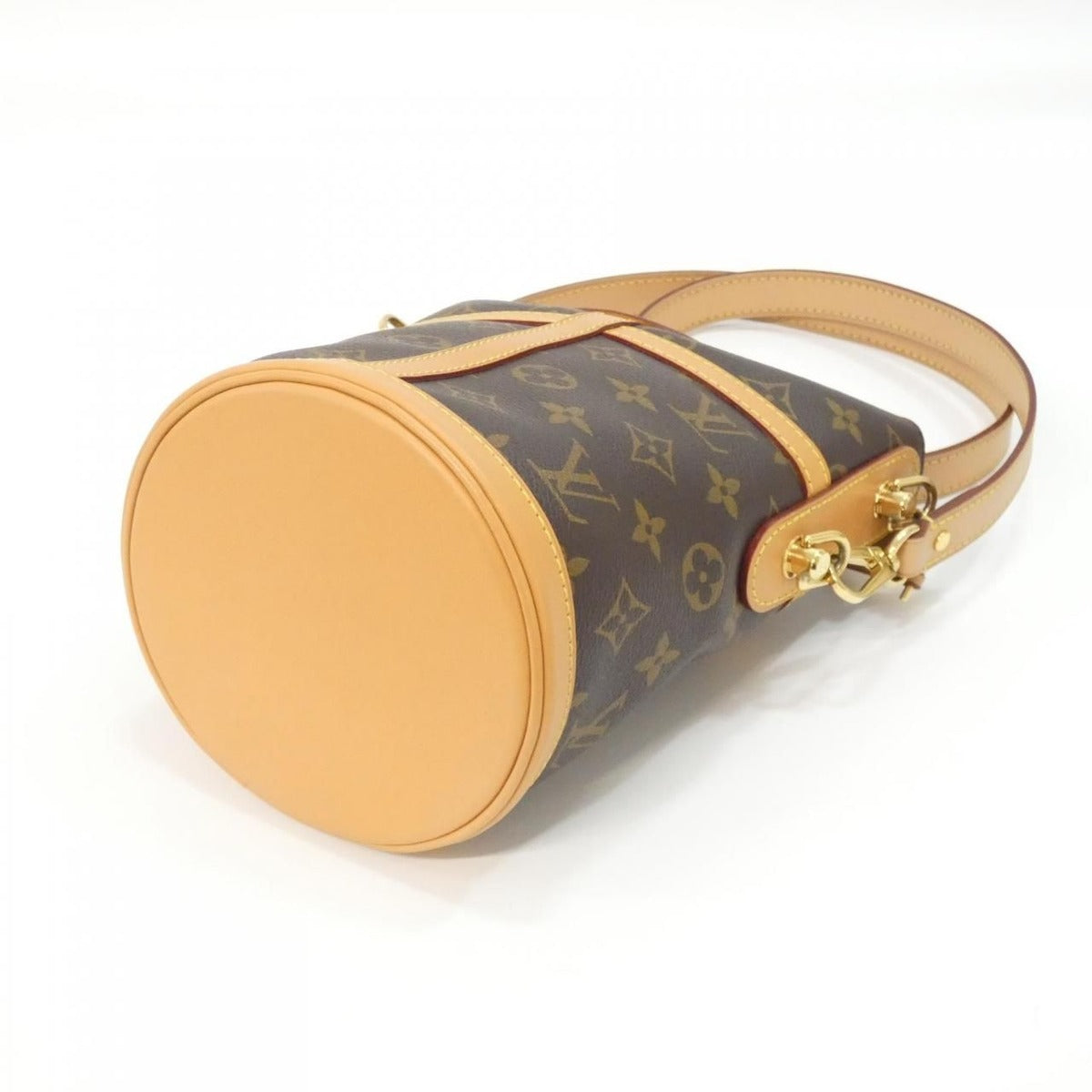 Louis Vuitton Monogram Duffle Canvas Gold Brown Marron — view 3