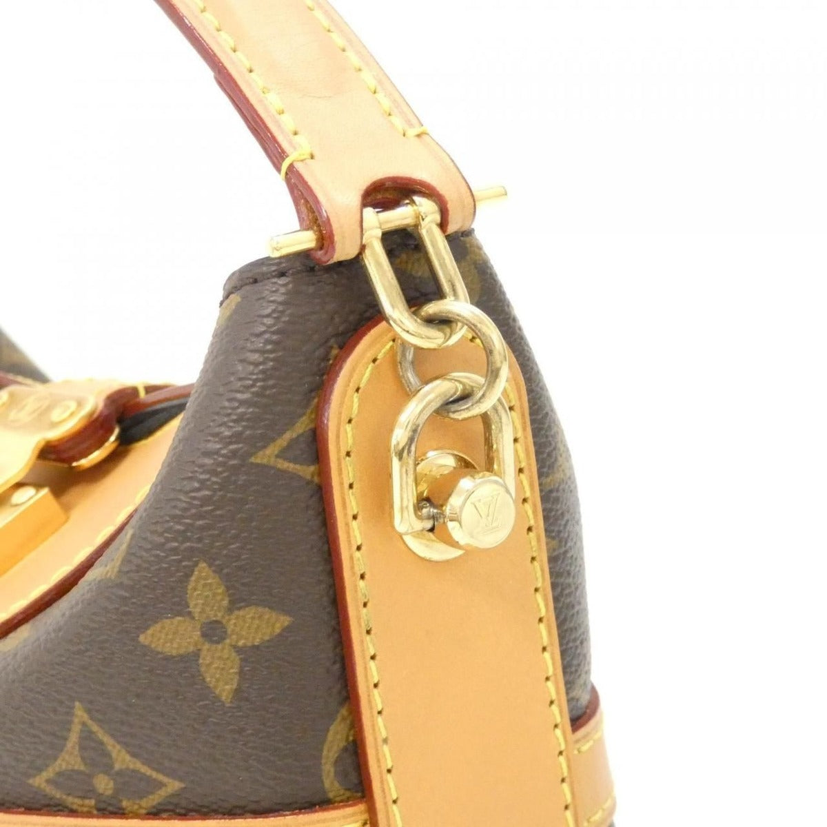 Louis Vuitton Monogram Duffle Canvas Gold Brown Marron — view 5