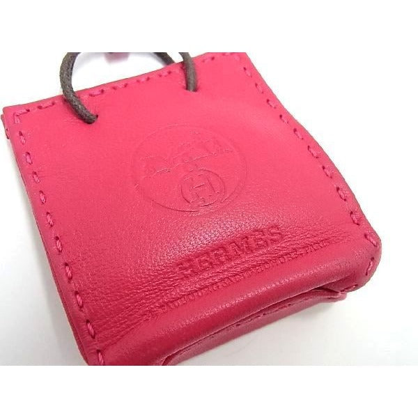 Hermes Sac Oranje Anjomiro Shopper Shape Bag Charm Pink — view 3