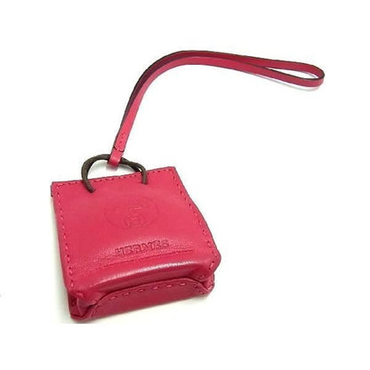 Hermes Sac Oranje Anjomiro Shopper Shape Bag Charm Pink