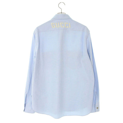 Gucci Zabyy Back Logo Long Sleeve Shirt 48 — view 2