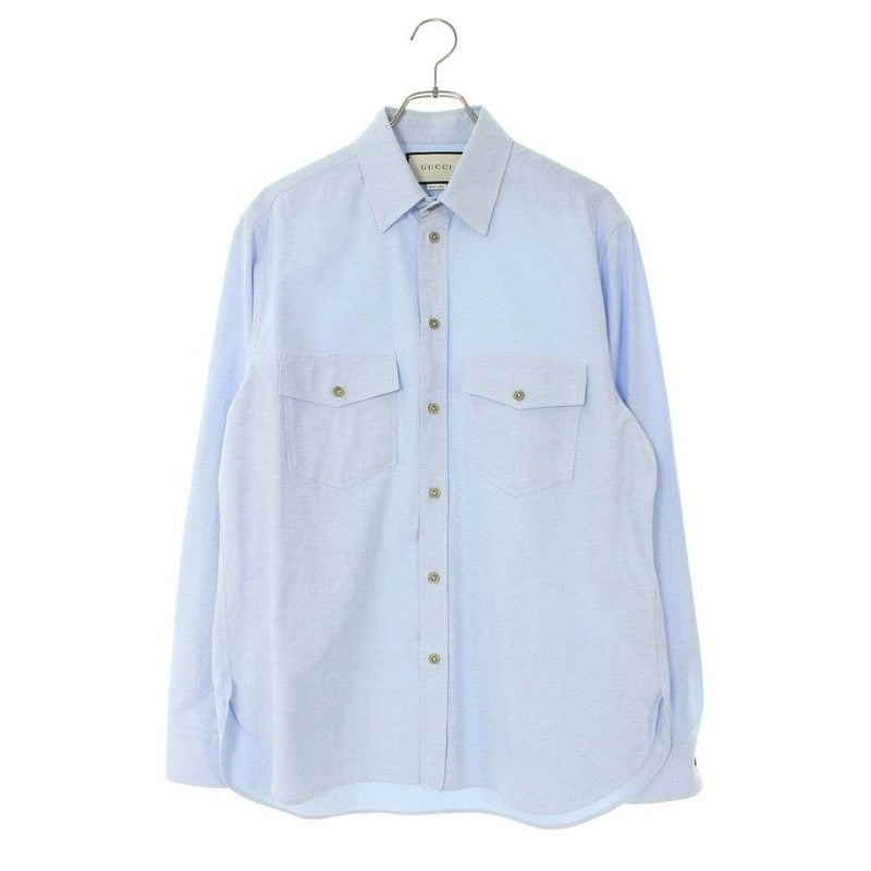 Gucci Zabyy Back Logo Long Sleeve Shirt 48