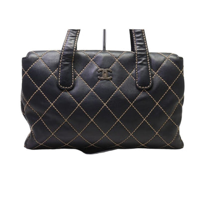Chanel Wild Stitch Lambskin Tote Bag