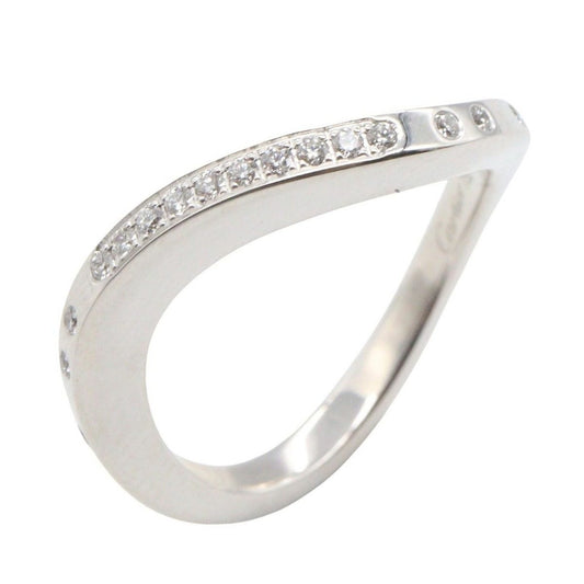 Cartier Ring Paris Bell Bag Diamond 18k White Gold