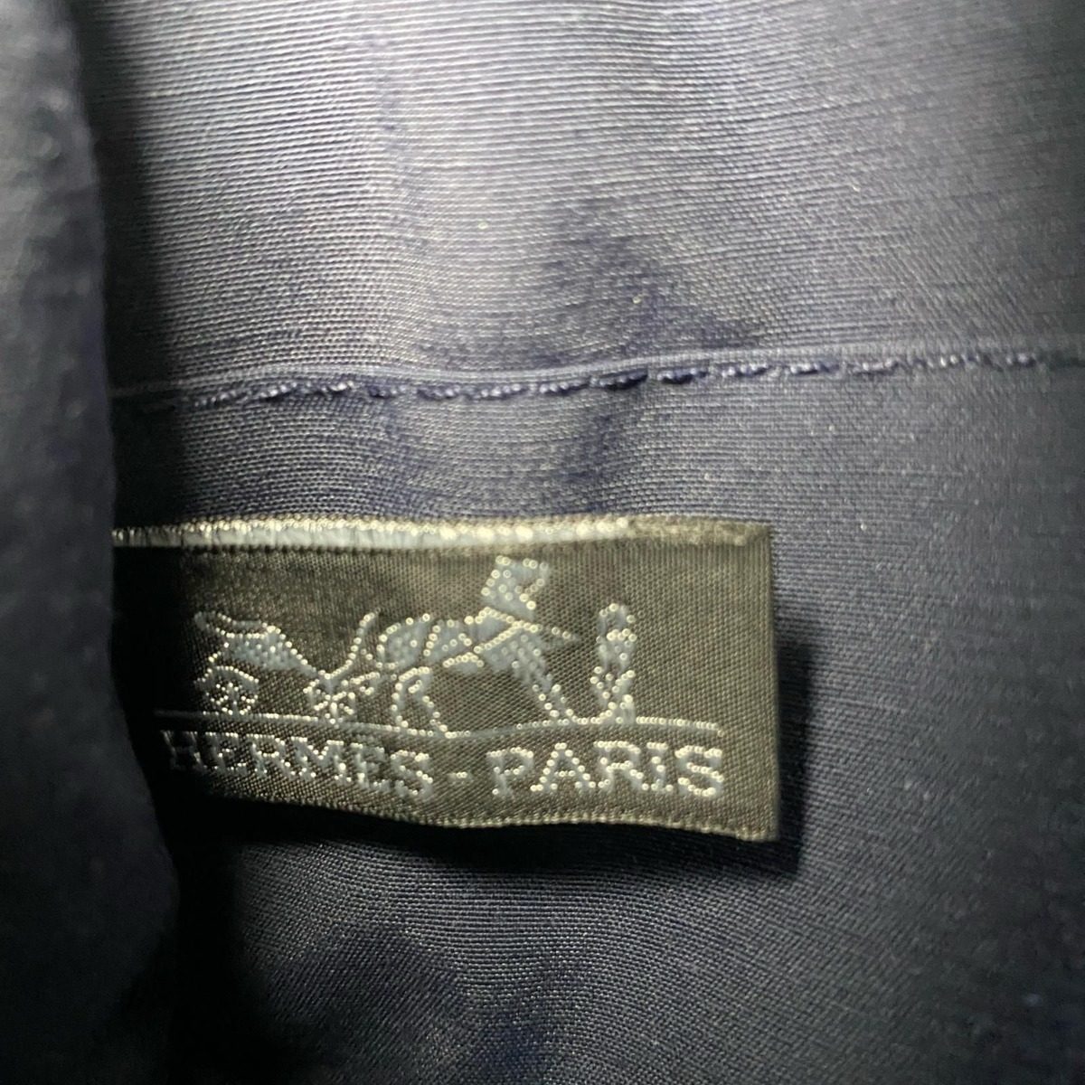 Hermes Deauville Pouch Navy — view 7