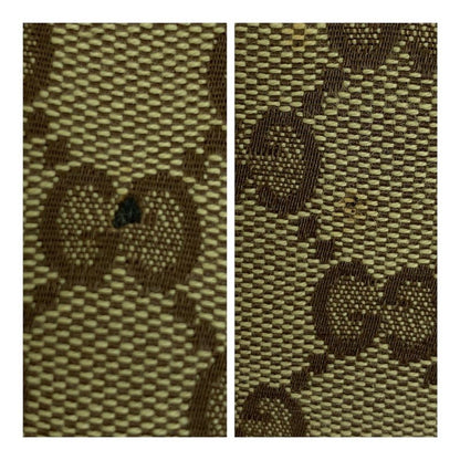 Gucci Beige Brown Gold Hardware GG Canvas 002 1098 Tote Bag Shoulder Bag Women