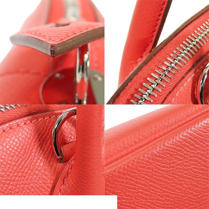 Hermes Bolide 31 Rose Jaipur Silver Epsom 2-Way Shoulder Bag — view 6