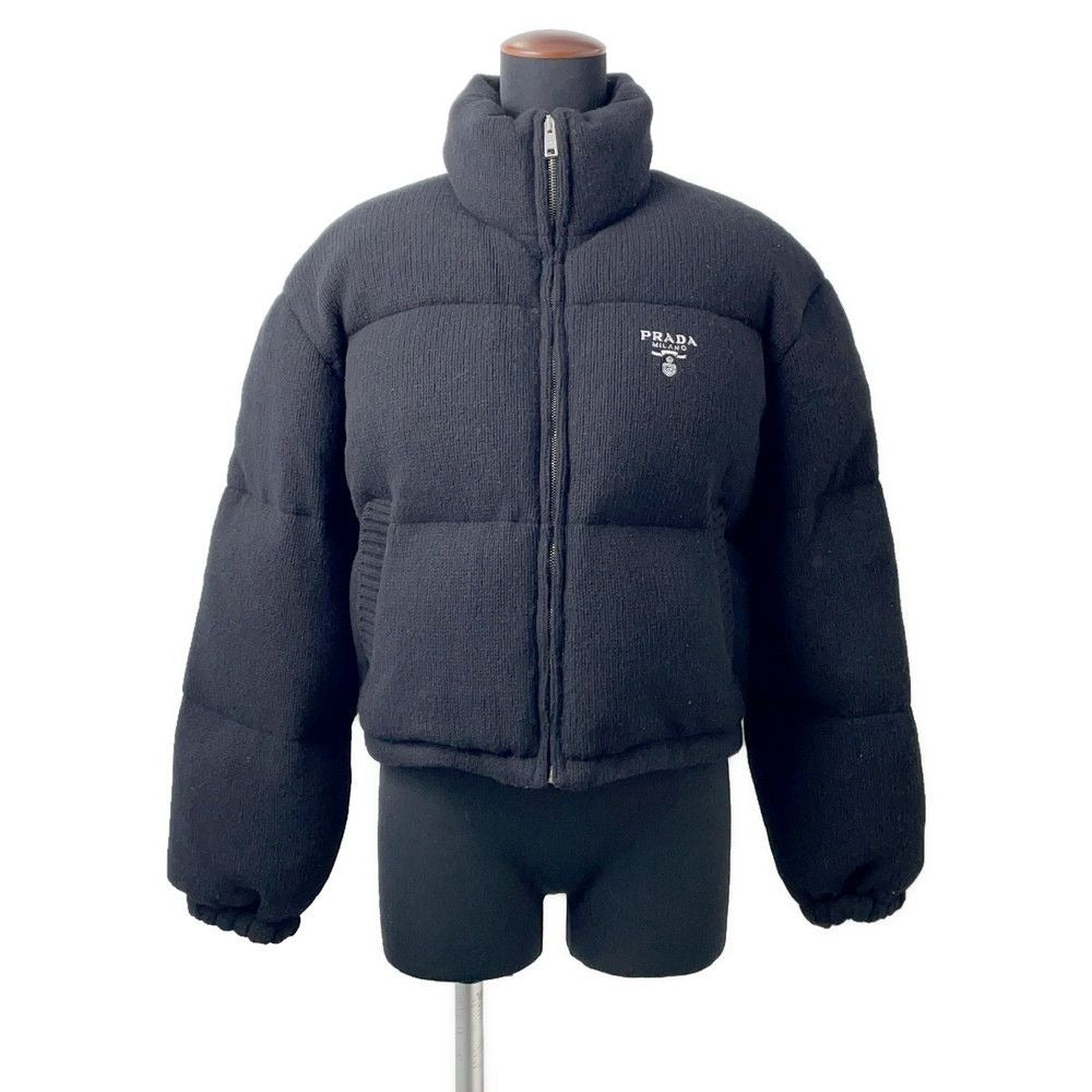 Prada Down Jacket Knit Wool 36