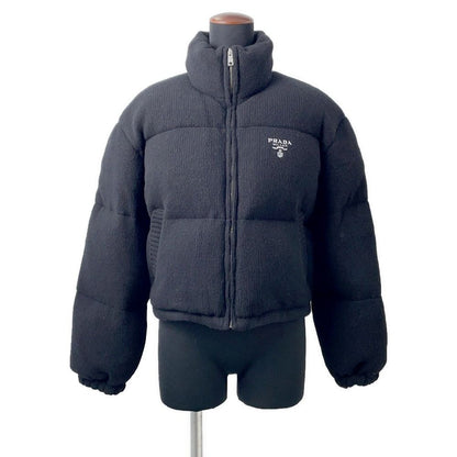 Prada Down Jacket Knit Wool 36