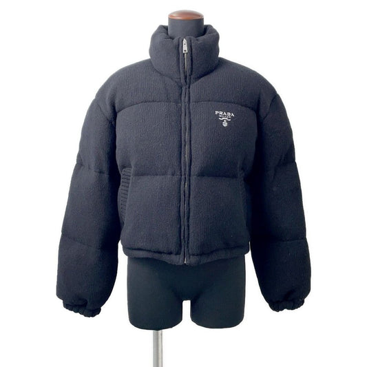 Prada Down Jacket Knit Wool 36