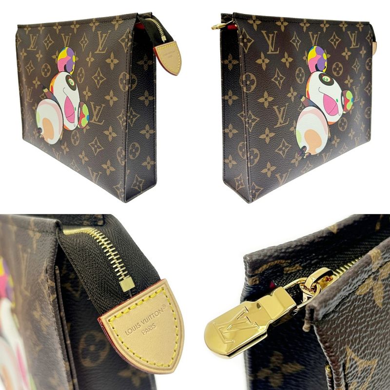 Louis Vuitton M13762 Monogram Trio Poche Toilette X Takashi Murakami