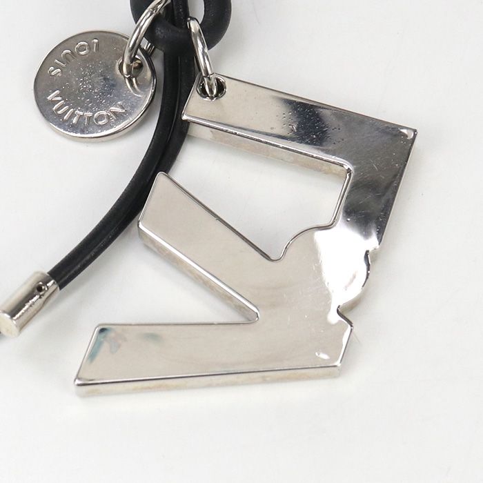 Louis Vuitton Porte Cles LV Rope M66497 Key Ring Metal Leather Men's